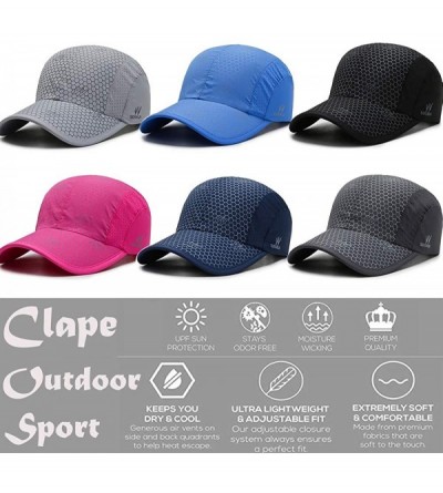 Baseball Caps Outdoor Sun Visor Hats Lightweight Waterproof Breathable Sports Hat UPF50+ Ultra Thin Cooling Baseball Hats - C...