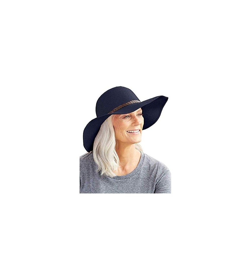 Sun Hats Sunlily Roll-n-Go Travel Sun Hat - Navy - CC18DA5MAZE $18.56