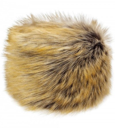 Bomber Hats Russian Faux Fur Hat for Women - Like Real Fur - Comfy Cossack Style - Ginger Fox - CY126AXB96F $20.92