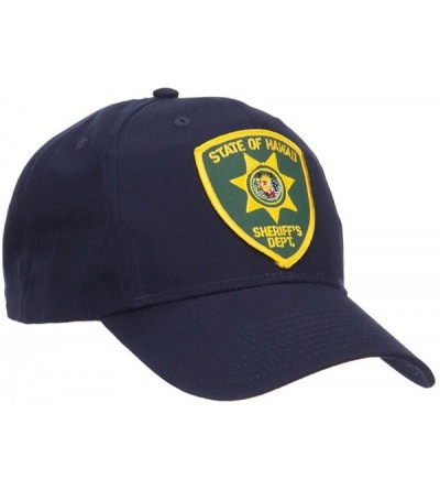 Baseball Caps Hawaii State Sheriff Patched Cap - Navy - C2124YMRBT9 $20.53