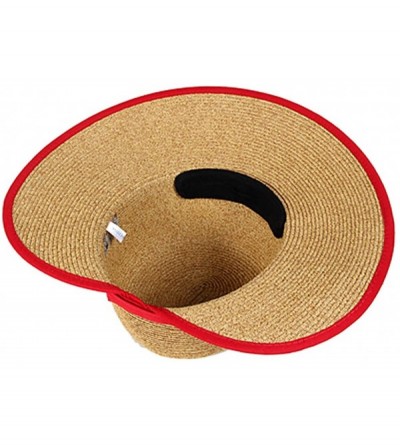 Sun Hats French Laundry Packable Crushable Travel Hat - Red - CB11LZX71DR $22.78