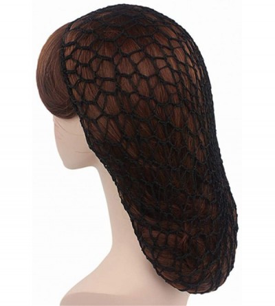 Skullies & Beanies Women Soft Rayon Snood Hat Hair Net Crocheted Hair Net Cap Mix Colors Dropshipping - Fw-12-beige - CU196Y7...