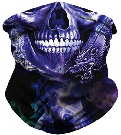 Balaclavas Unisex Seamless Rave Bandana Neck Gaiter Tube Balaclavas Headwear Bandana - Style10 - CR197RE8HAO $11.00