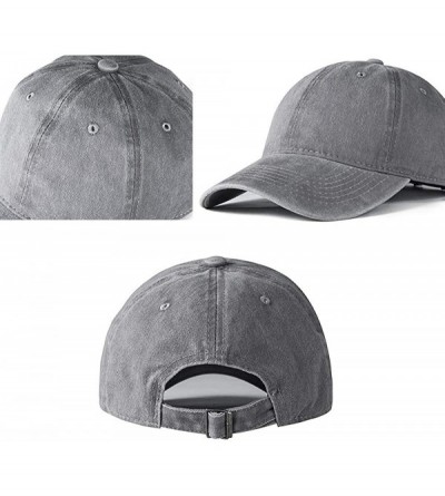 Baseball Caps Unisex Adjustable Washed Dyed Baseball Caps Avicii True Logo Snapback Sun Visor Hats - Natural - CL18X4MO239 $1...
