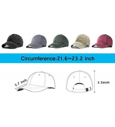 Baseball Caps Unisex Adjustable Washed Dyed Baseball Caps Avicii True Logo Snapback Sun Visor Hats - Natural - CL18X4MO239 $1...