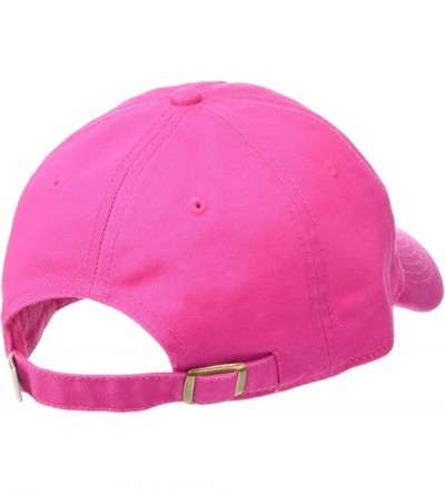 Baseball Caps Unisex Tattered Chill Lig Oval Applique Poppnk- Pop Pink- One Size - C118GELNX29 $31.96