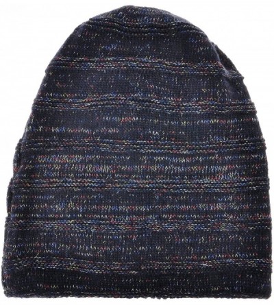 Skullies & Beanies Unisex Trendy Double Layers Reversible Warm Oversized Cable Knit Slouchy Beanie - Navy Blue - CD186XNT5T9 ...