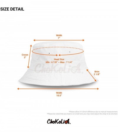 Baseball Caps Bucket Team Color City Name Printed Bucket Hat Unisex - Detroit - CO185O0ZD2H $13.47