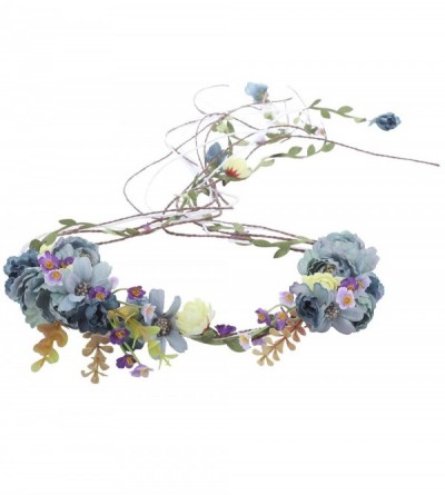 Headbands Headpiece Adjustable Photography Decoration - Blue-B - CE182Y4XMLL $13.81