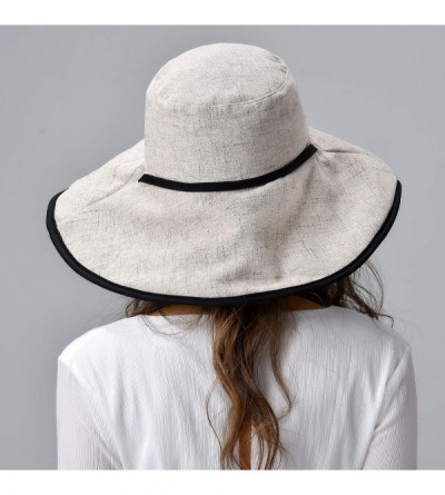 Sun Hats Bucket Sun Hats for Women Packable Foldable Shapeable Wide Brim Beach Floppy UPF Protection Summer Hat - C819684IDR7...