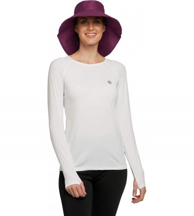 Sun Hats UPF 50+ Protective Everyday Sun Hat for Women - One Size - Burgundy - CU18DOAD57U $32.59