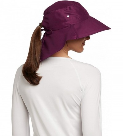 Sun Hats UPF 50+ Protective Everyday Sun Hat for Women - One Size - Burgundy - CU18DOAD57U $32.59