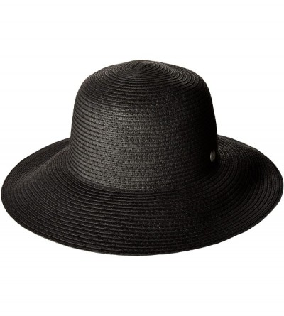 Sun Hats womens the Charlotte Packable Floppy Sun Hat - Black - C512I43JWZ5 $57.51