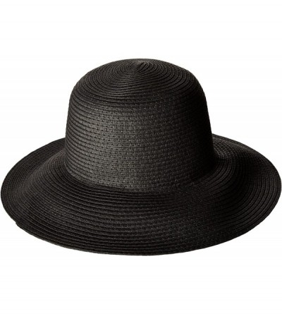 Sun Hats womens the Charlotte Packable Floppy Sun Hat - Black - C512I43JWZ5 $23.32
