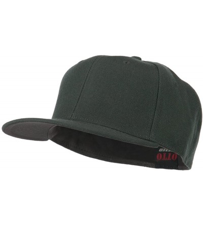 Baseball Caps Pro Style Wool Fitted Cap - Charcoal - CK11LUGAFWR $39.65
