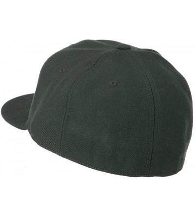 Baseball Caps Pro Style Wool Fitted Cap - Charcoal - CK11LUGAFWR $19.82