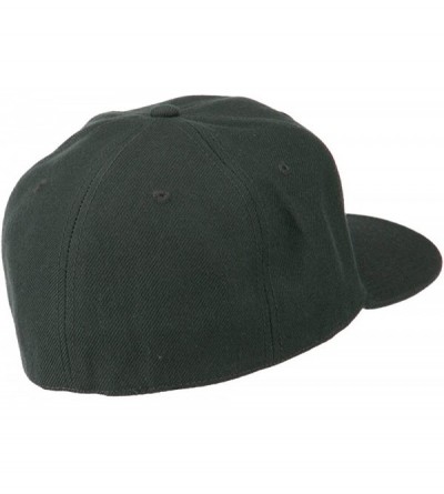 Baseball Caps Pro Style Wool Fitted Cap - Charcoal - CK11LUGAFWR $19.82