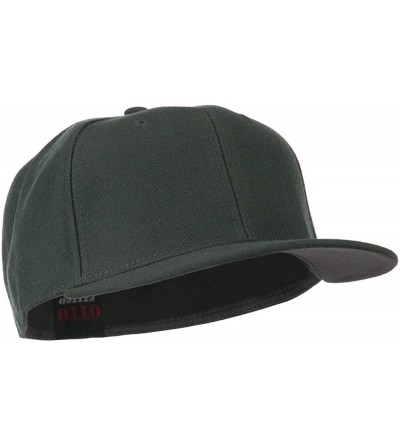 Baseball Caps Pro Style Wool Fitted Cap - Charcoal - CK11LUGAFWR $19.82