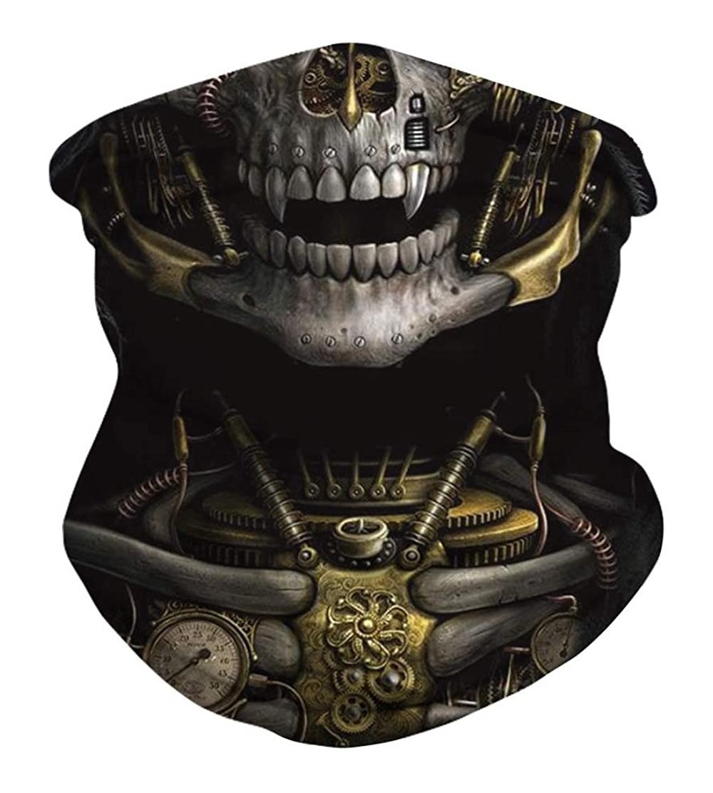Balaclavas Bandana Face Mask Neck Gaiter- Dust Wind UV Protection Vivid 3D Mouth Cover for Women Men - Monster 2 - CB199GR8GD...