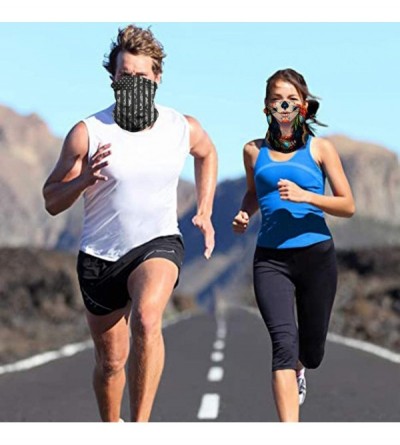 Balaclavas Bandana Face Mask Neck Gaiter- Dust Wind UV Protection Vivid 3D Mouth Cover for Women Men - Monster 2 - CB199GR8GD...