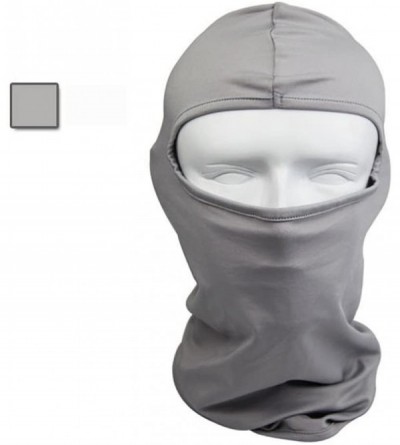 Balaclavas Balaclava Motorcycle Protection Windproof Skateboard - Grey - CH11SNMT3F7 $8.25