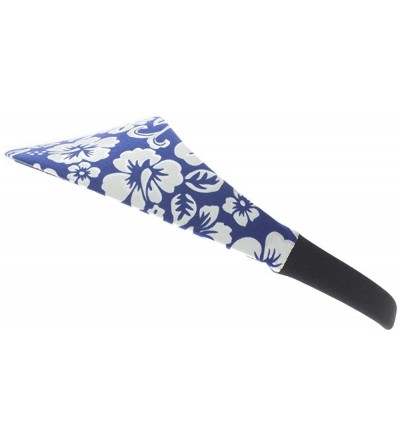 Visors Original Size Print Sport Sun Visor - Royal Blue Hawaiian Print - CS12E3BEAIF $17.96