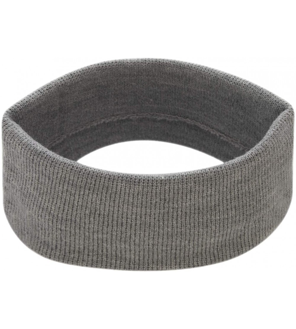 Skullies & Beanies USA Made Stretch Headband - Light Grey - C31885X0XQS $29.80