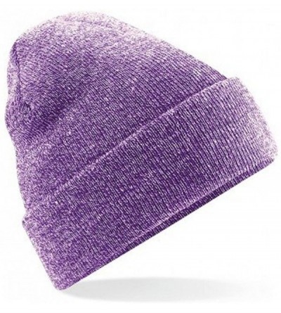 Skullies & Beanies Unisex Original Cuffed Beanie Winter Hat - Heather Purple - CD189UZHCKK $7.60