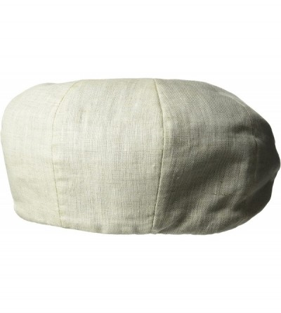 Newsboy Caps Men's Shawk Eight Quarter Newsboy Cap - Beige - C4186C4LMH9 $45.86