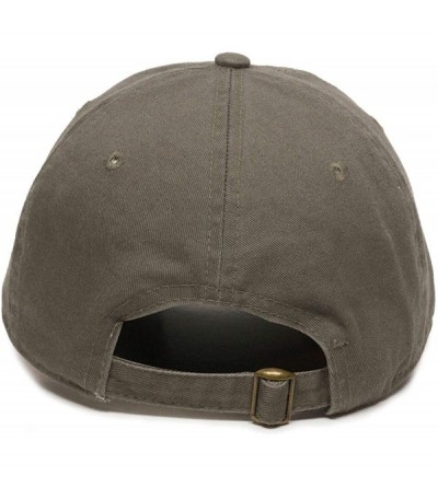 Baseball Caps Do Not Disturb Baseball Cap Embroidered Cotton Adjustable Dad Hat - Olive - CJ18YZ0NRCD $13.54