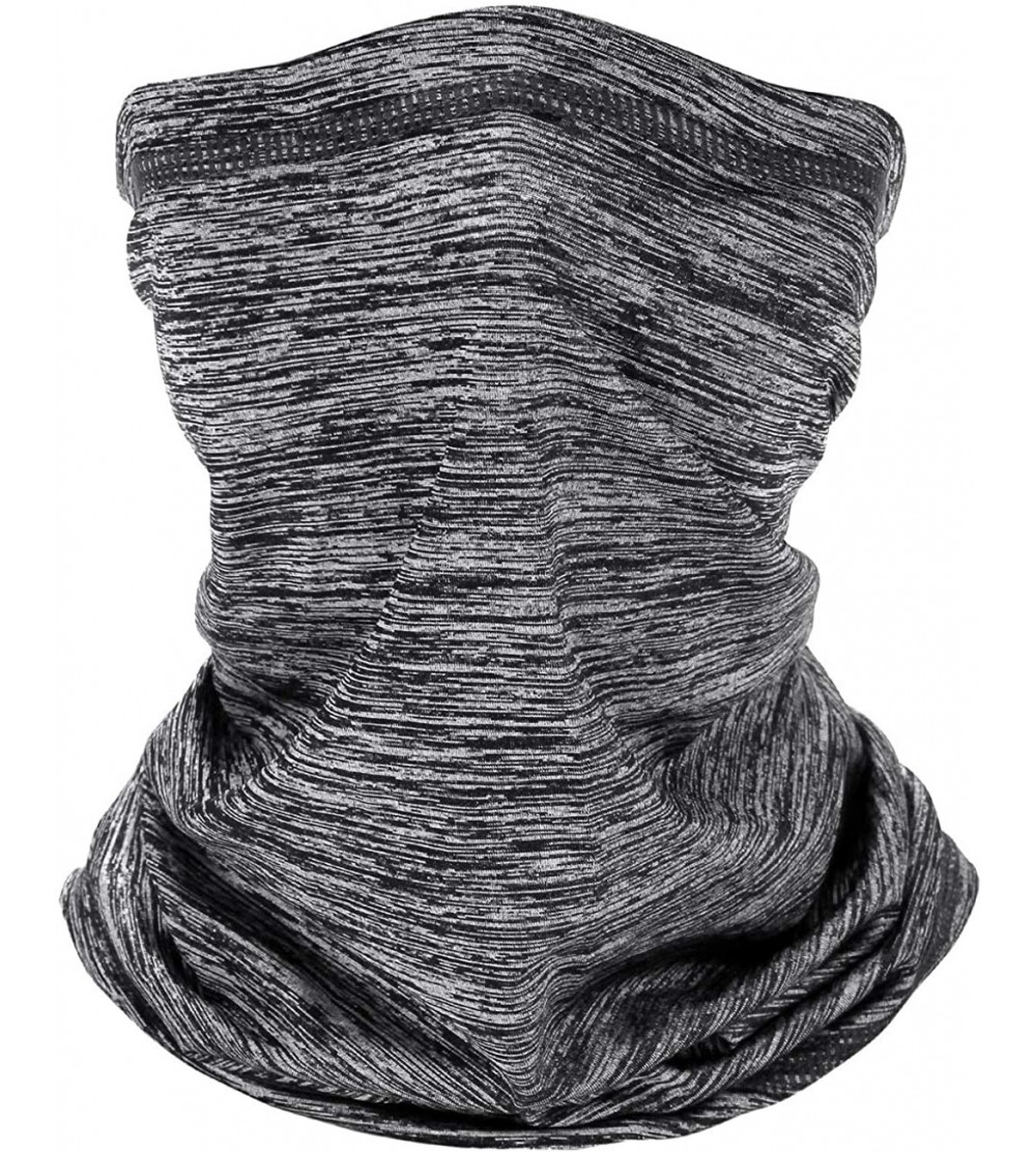 Balaclavas Headwear Face Mask Balaclava Headband Neck Gaiter for Women Men 12 in 1 Multifunctional - Grey - CG197W84DYE $13.29