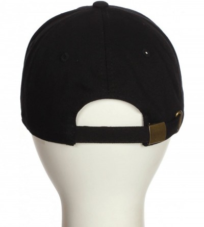 Baseball Caps Custom Hat A to Z Initial Letters Classic Baseball Cap- Black Hat White Black - Letter O - CV18NDNQMD6 $29.32