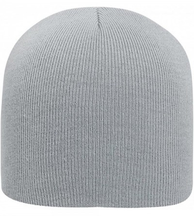 Skullies & Beanies Ultra Soft Acrylic Knit Solid Color Beanies- 8 - Gray - CT11U5JRY9D $14.32