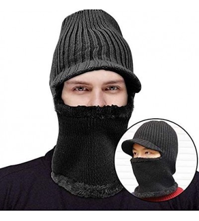 Skullies & Beanies MATDOM Weather Flexible Outdoor Motorcycle - Black With Brim - C2189SEOHET $15.00