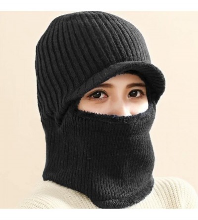 Skullies & Beanies MATDOM Weather Flexible Outdoor Motorcycle - Black With Brim - C2189SEOHET $15.00