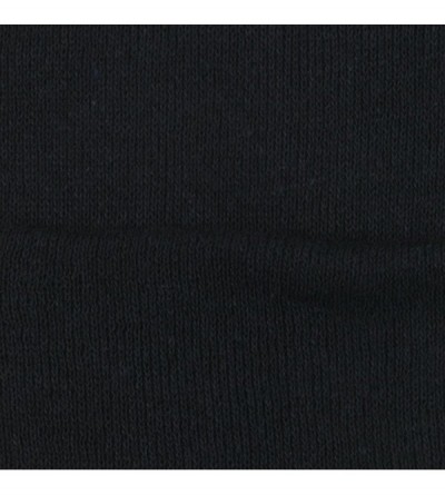 Skullies & Beanies Big Size Stretch ECO Cotton Long Beanie - Navy - CZ1156XI95L $18.89