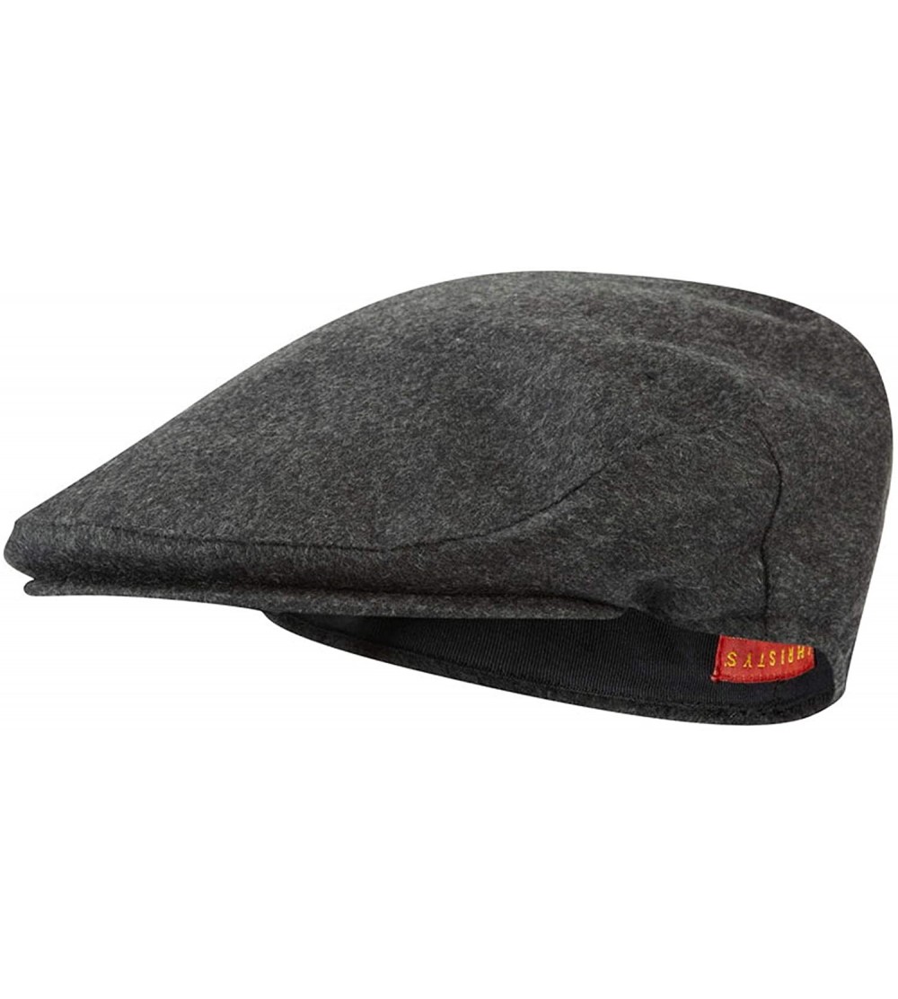 Skullies & Beanies Balmoral Cashmere Flat Cap - Grey Mix - CR18ZNW98TW $43.32