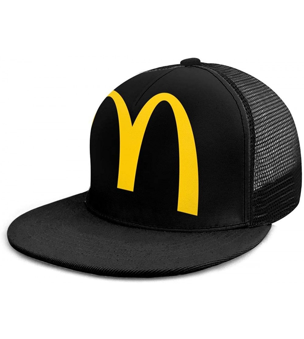 Baseball Caps Adjustable Flatbrim Baseball Snapback Snapbacks - Black10 - C918Y9T3OTL $10.06