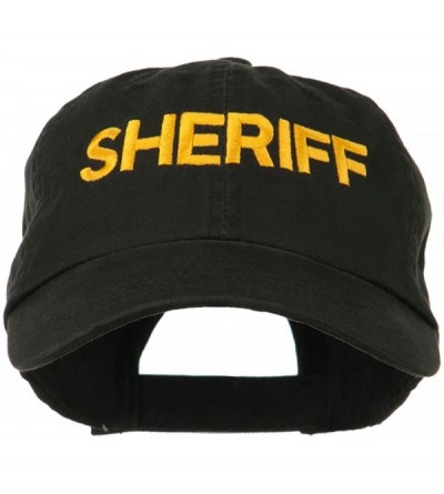 Baseball Caps Military Occupation Letter Embroidered Unstructured Cap - Sheriff - CA11ND5KXWL $46.22