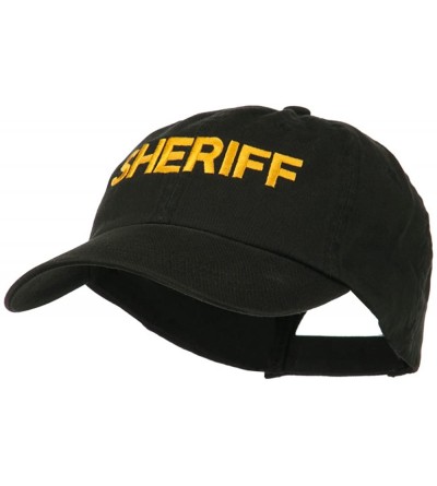 Baseball Caps Military Occupation Letter Embroidered Unstructured Cap - Sheriff - CA11ND5KXWL $30.41