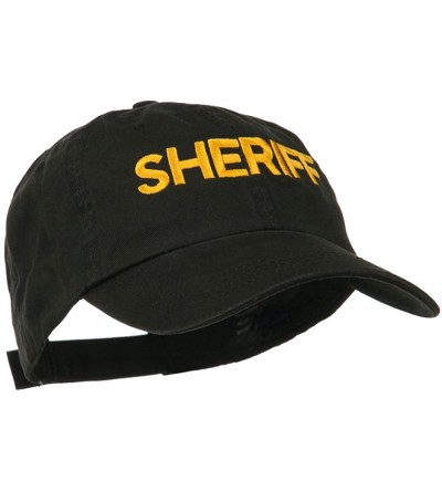 Baseball Caps Military Occupation Letter Embroidered Unstructured Cap - Sheriff - CA11ND5KXWL $30.41