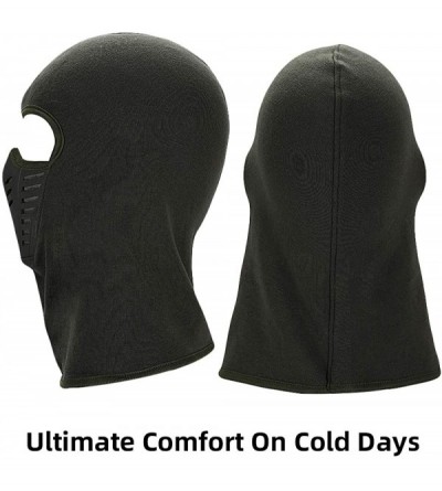 Balaclavas Balaclava Ski Face Mask for Men-Windproof Ninja Fleece Mask with Air Mask for Ski Sports&Winter Cold Weather - CB1...