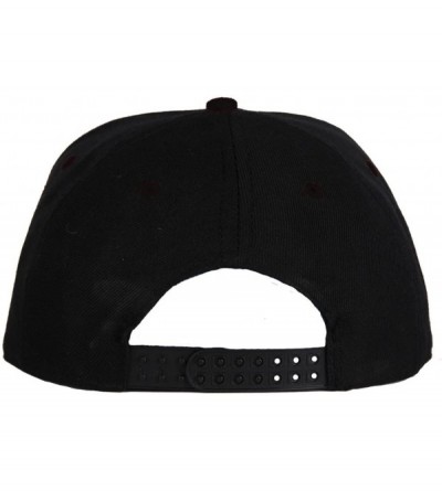Baseball Caps ABC Embroidered Letter Snapback Cap in Black White with Letters A to Z - H - C811KSIAOV5 $8.54