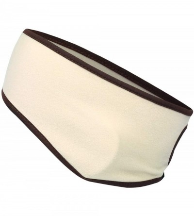 Cold Weather Headbands Headband Stretch Headwear Perfect - Beige - CT18XOGGWIT $11.53