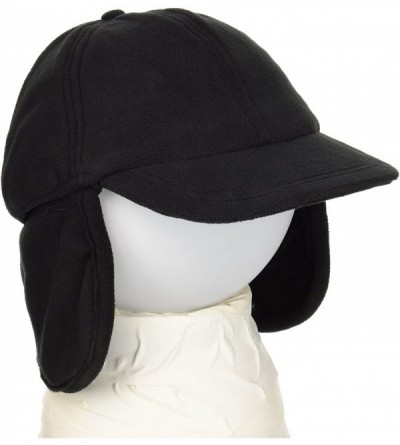 Skullies & Beanies Fleece Baseball Cap with Flaps - CA115I9E1M3 $7.83