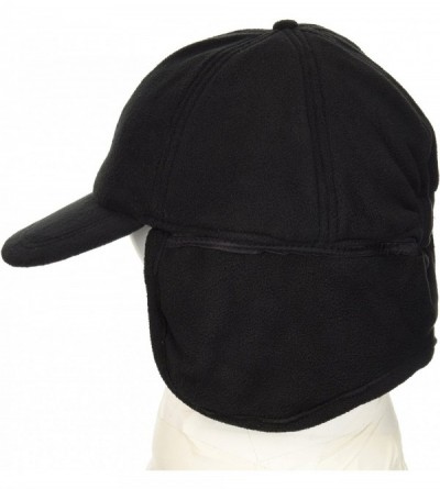 Skullies & Beanies Fleece Baseball Cap with Flaps - CA115I9E1M3 $7.83
