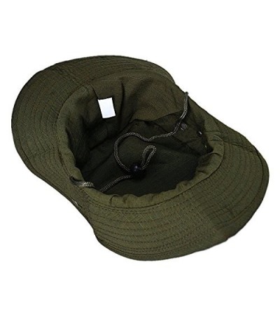 Bucket Hats Hunting Fishing Military Camouflage Foldable - Army Green - C818ONL4SHY $7.05