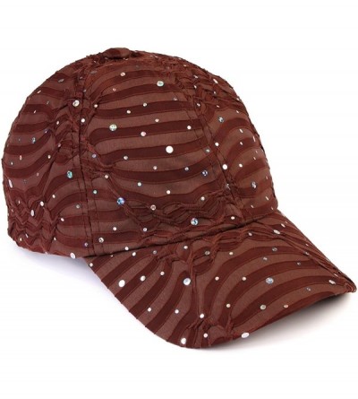 Baseball Caps Casual Baseball Hat Embellished Patriotic - Brown - CT18G3UTTX8 $8.29