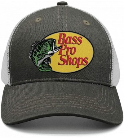 Baseball Caps Street Dancing Adjustable Mesh Unisex Fishing-Fish-Bass-Pro-Shops-Logo-Trucker Hat Caps - Fishing Fish Bass-34 ...