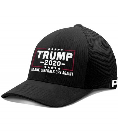 Baseball Caps Trump 2020 Hat Make Liberals Cry Again Flex Fit Baseball Cap - Black - CX18UUQO5XC $43.47